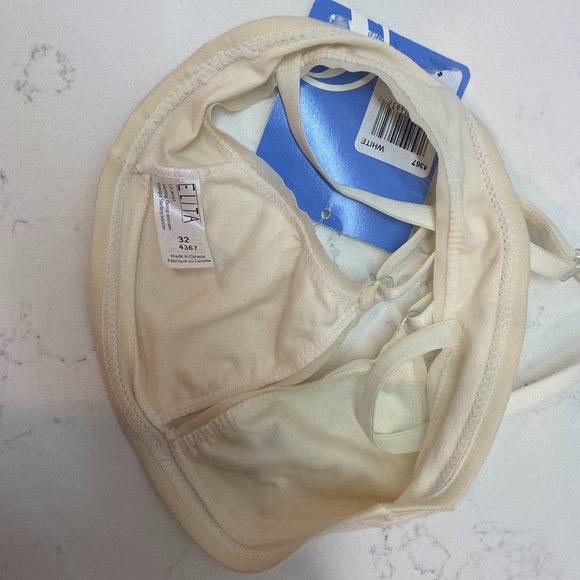 Elita Triangle Wirefree Cotton Bralette - Picture 3 of 4